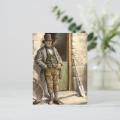 Irish Peasant Farmer Briefkaart (Staand voorkant)