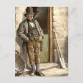 Irish Peasant Farmer Briefkaart (Voorkant)
