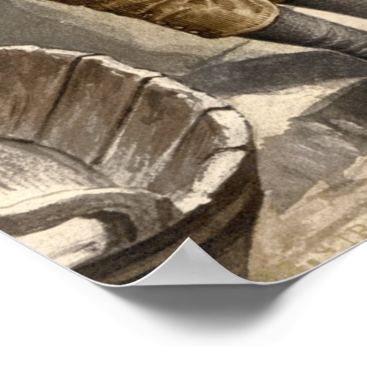 Irish Peasant Farmer Poster (Hoek)