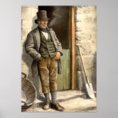 Irish Peasant Farmer Poster (Voorkant)
