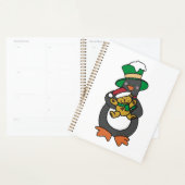 Irish Penguin Holding Christmas Teddy Bear Planner (Display)