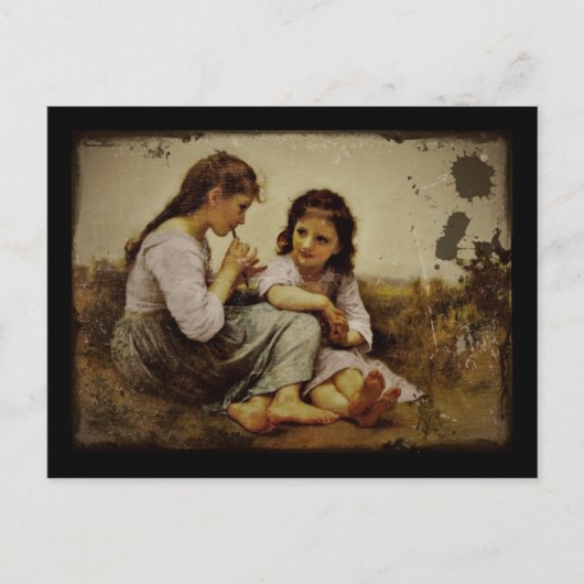 Irish Penny Whistle Girls Briefkaart (Voorkant)