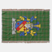 Irish Penrose Coat of Arms Family Crest Ireland Deken (Voorkant)