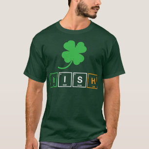 Irish Periodic Table Chemistry Science Scientist P T-shirt