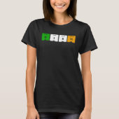 IRISH Periodic Table of Elements Ir I S H T-shirt (Voorkant)