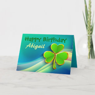 Irish Personal Birthday Card Kaart