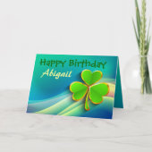 Irish Personal Birthday Card Kaart (Voorkant)