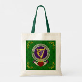 Irish Personalized Claddagh Tote Bag (Achterkant)