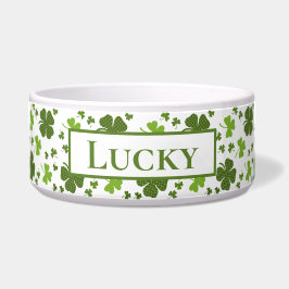 Irish Personalized Large Dog Bowl | Lucky Voerbakje