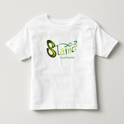 Irish Phrase afbeelding-peuter-jersey-T-shirt-wit Kinder Shirts (Voorkant)
