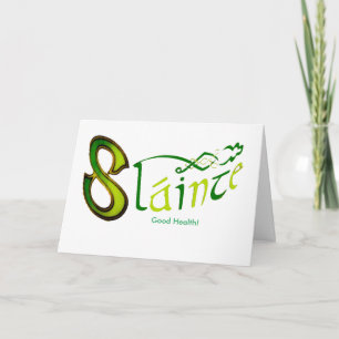 Irish Phrase Irish Phrase afbeelding voor wenskaar Kaart