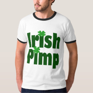 Irish Pimp grappig op patricks dag T-shirt