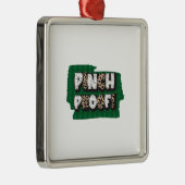 Irish Pinch Proof Metalen Ornament (Rechts)