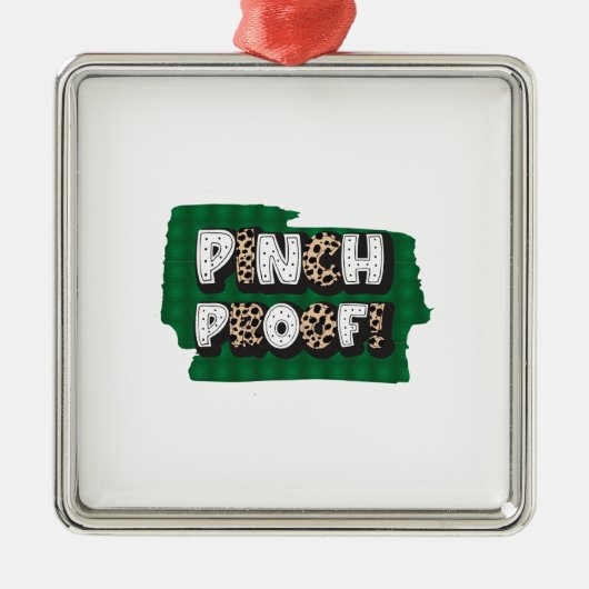 Irish Pinch Proof Metalen Ornament (Voorkant)