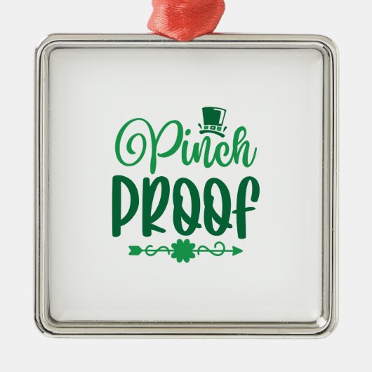 Irish Pinch Proof Metalen Ornament (Voorkant)