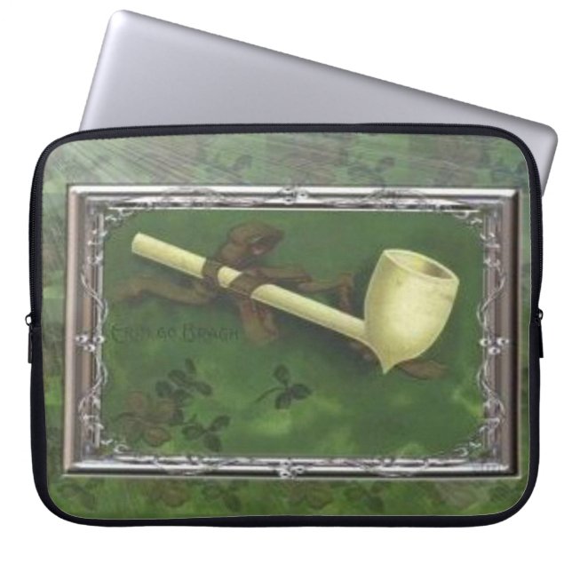 Irish Pipe Laptop Sleeve (Voorkant)