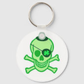 Irish Pirate Skull Sleutelhanger (Voorkant)