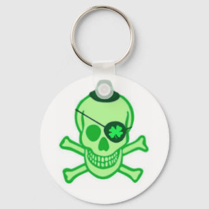 Irish Pirate Skull Sleutelhanger