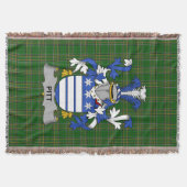 Irish Pitt Coat of Arms Family Crest Ireland Deken (Voorkant)