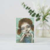 Irish Pixie ACEO prints Visitekaartje (Staand voorkant)