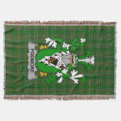 Irish Podmore Coat of Arms Family Crest Ireland Deken (Voorkant)