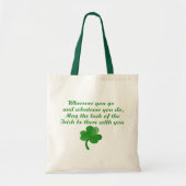 Irish Poem Canvas tas (Voorkant)