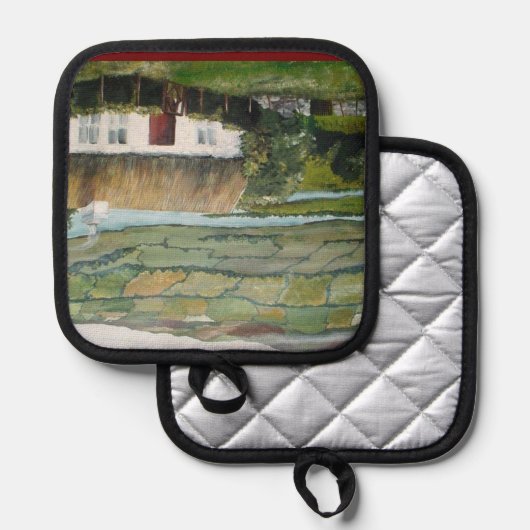 Irish Pot Holder, Ireland Pannenlap (Voorkant / Achterkant)