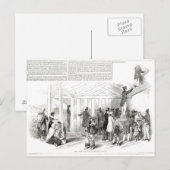 Irish Potato Famine, 1847 Briefkaart (Voorkant / Achterkant)