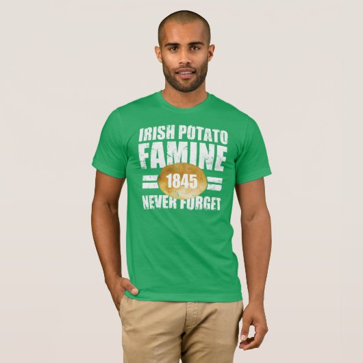 Irish Potato Famine T-shirt (Voorkant volledig)