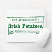 Irish Potato Newspapier Advertisement Civil War er Muismat (Met muis)