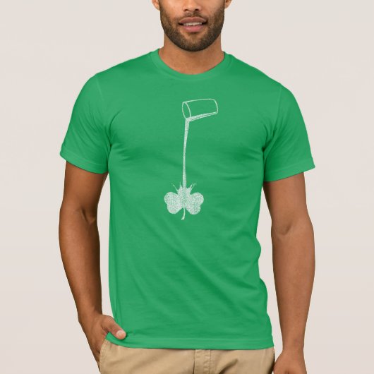 Irish Pour Shamrock T-shirt (Voorkant)