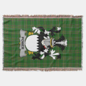 Irish Power Coat of Arms Family Crest Ierland Deken (Voorkant)