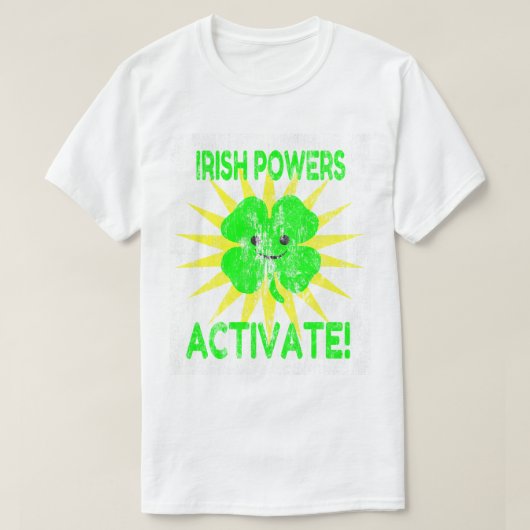 Irish Powers Activeer DS T-shirt (Design voorkant)