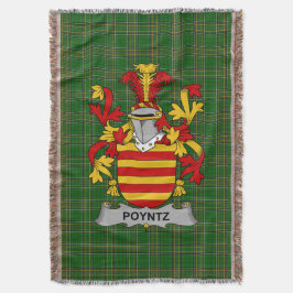 Irish Poyntz Wapen Family Crest Ierland Deken