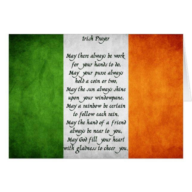 Irish Prayer (Voorkant Horizontaal)