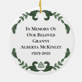 Irish Prayer Blessing Loving Memory Herembrance Keramisch Ornament (Achterkant)