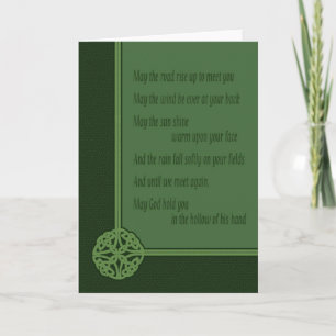 Irish Prayer Card Kaart