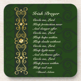 Irish Prayer, Circle me Lord, Bier Onderzetter