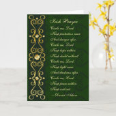 Irish Prayer, Circle me Lord, Kaart (Gele Bloem)