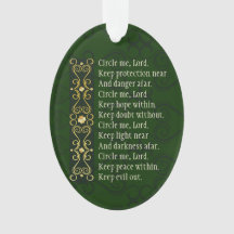 Irish Prayer Circle Me Lord Persoonlijk kerstfeest