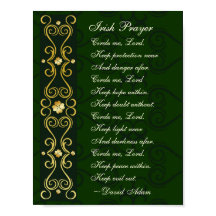 Irish Prayer, Circle me Lord,