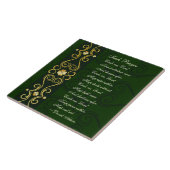 Irish Prayer, Circle me Lord, Tegeltje (Zijkant)