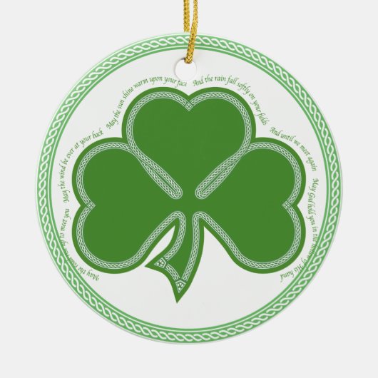 Irish Prayer Keramisch Ornament (Voorkant)