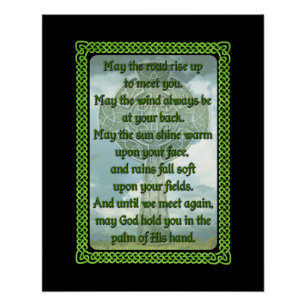 Irish Prayer Perfect Poster
