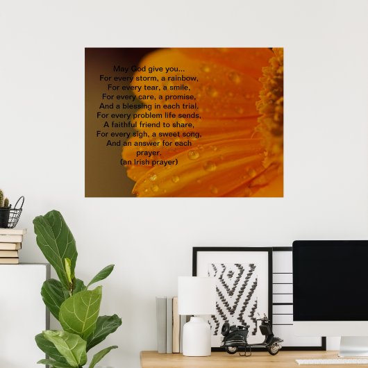 Irish Prayer Print (Thuiskantoor)