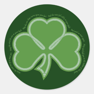 Irish Prayer Ronde Sticker
