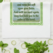 Irish Prayer Theedoek (Gevouwen)