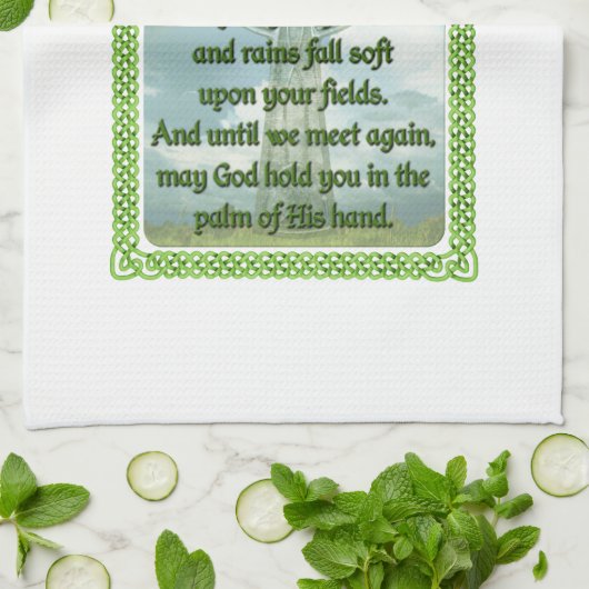 Irish Prayer Theedoek (Gevouwen)