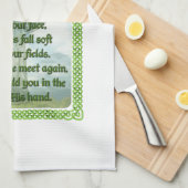 Irish Prayer Theedoek (Quarter Fold)