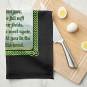 Irish Prayer Theedoek (Quarter Fold)